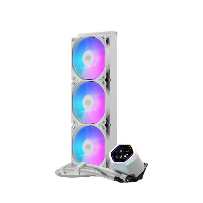 Water Cooler Cooler Master MasterLiquid Core NEX Digital 360 ARGB White