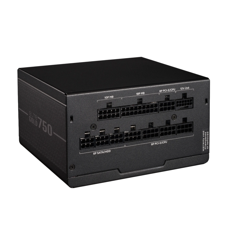 Fuente Cooler Master Elite Gold 750W Full Modular 80 Plus
