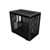 Gabinete Cooler Master Elite 600 Mid Tower 4 Fans ARGB Tempered Glass Black s/Fuente