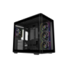 Gabinete Cooler Master Elite 600 Mid Tower 4 Fans ARGB Tempered Glass Black s/Fuente