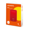 Disco Externo HDD ADATA AHV300 1TB Red USB 3.2
