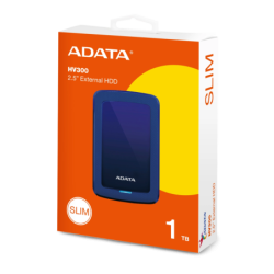 Disco Externo HDD ADATA AHV300 1TB Blue USB 3.2