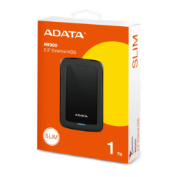 Disco Externo HDD ADATA AHV300 1TB Black USB 3.2