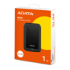 Disco Externo HDD ADATA AHV300 1TB Black USB 3.2
