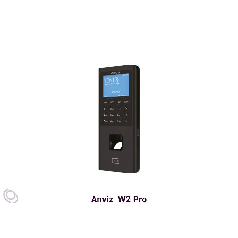 Control De Acceso Anviz W2 Pro Biométrico Pantalla A Color