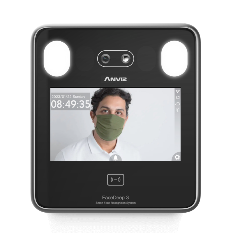 Control De Asistencia Anviz Facedeep 3 Biométrico
