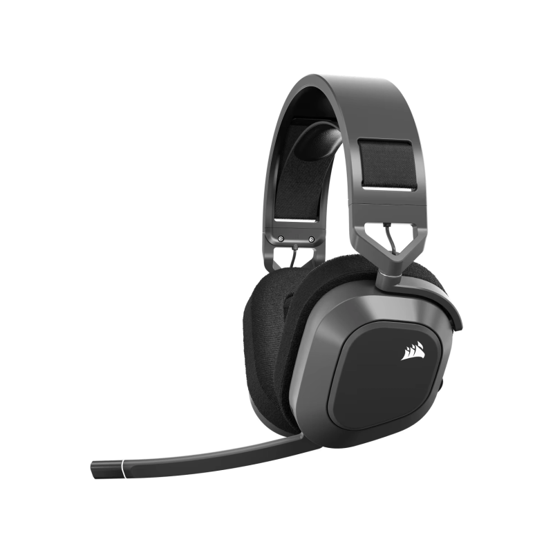 Auriculares gaming CORSAIR HS80 MAX WIRELESS  gris acero