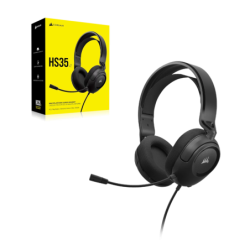 Auriculares gaming cable CORSAIR HS35 v2 multiplataforma Negro