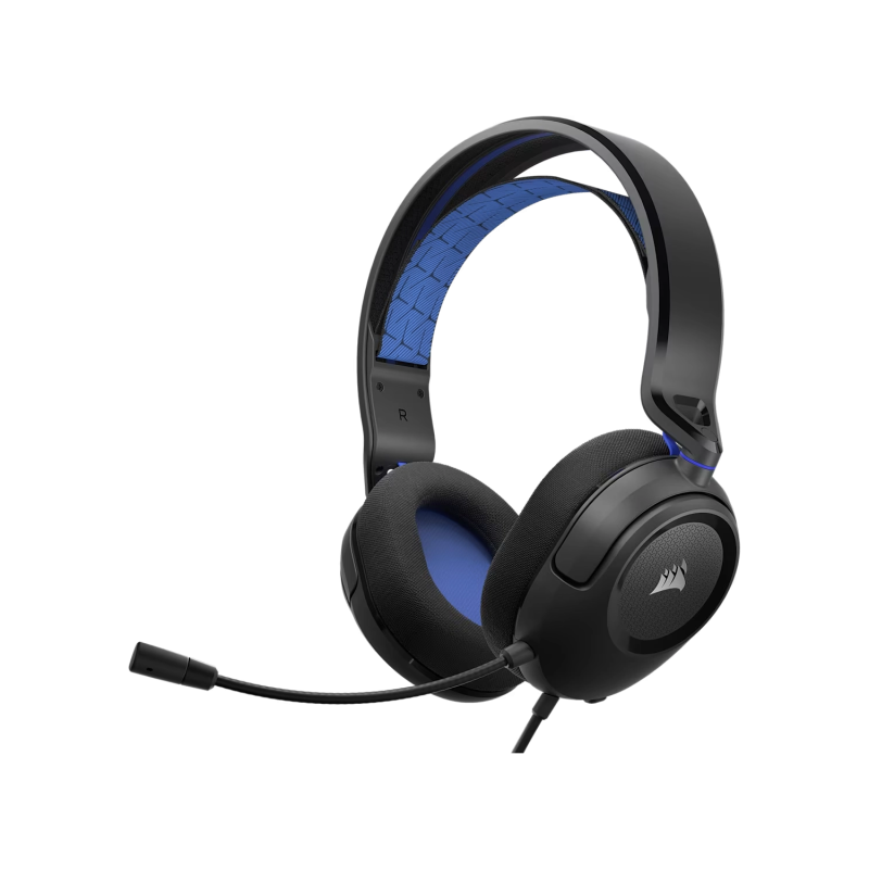 Auriculares gaming cable CORSAIR HS35 v2 multiplataforma  azul