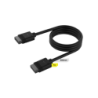 Cable CORSAIR iCUE LINK 1x 600mm con conector derecho negro