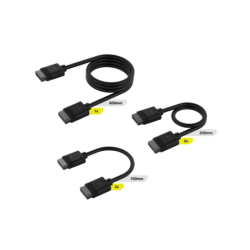 Cable CORSAIR iCUE LINK Kit x5 conector derecho negro