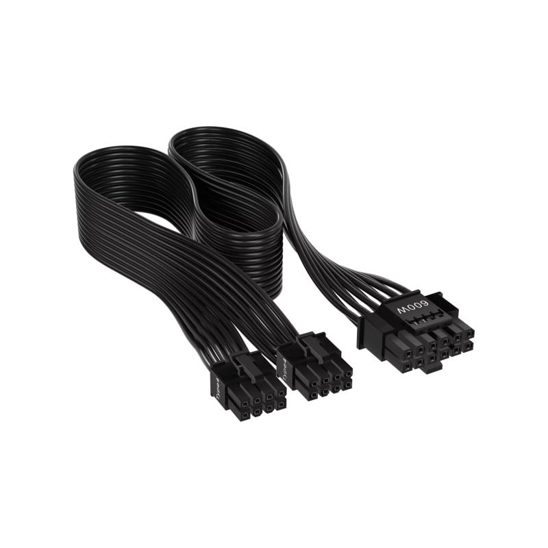 Cable de alimentación de PSU de tipo 4 PCIe 5.1 12V-2x6 de 600 W