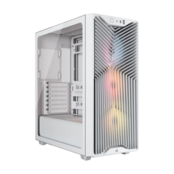 Gabinete CORSAIR 3200D RS ARGB Mid-Tower Performance Case Blanco