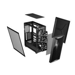 Gabinete CORSAIR 3200D RS Mid-Tower Performance Case Negro