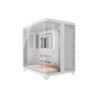 Gabinete CORSAIR AIR 5400 LX-R RGB iCUE LINK Mid Tower con triple cámara Blanco