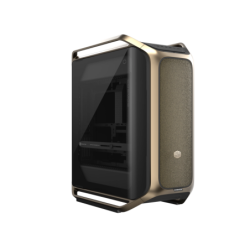 Gabinete Cooler Master Cosmos Alpha Gold Full Tower 3 Fans Tempered Glass...