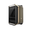 Gabinete Cooler Master Cosmos Alpha Gold Full Tower 3 Fans Tempered Glass Logo Bañado en Oro 24K s/Fuente
