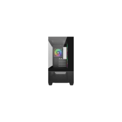 Gabinete Cooler Master Elite 490 Mini Tower 3 Fans 120mm ARGB Tempered Glass Black s/Fuente