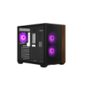 Gabinete Cooler Master Elite 660 Mid Tower 3 Fans ARGB Tempered Glass Black s/Fuente