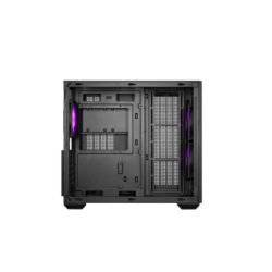 Gabinete Cooler Master Elite 660 Mid Tower 3 Fans ARGB Tempered Glass Black s/Fuente