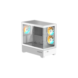 Gabinete GIGABYTE C201 PANORAMIC ICE BLANCO Mid Tower S/Fuente