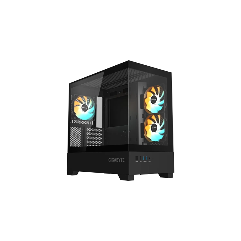 Gabinete GIGABYTE C201 PANORAMIC NEGRO Mid Tower S/Fuente
