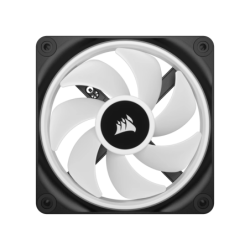 Kit de ventiladores CORSAIR PWM de 120 mm QX120 RGB x3 negro con iCUE Link
