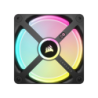 Kit de ventiladores CORSAIR PWM de 120 mm QX120 RGB x3 negro con iCUE Link