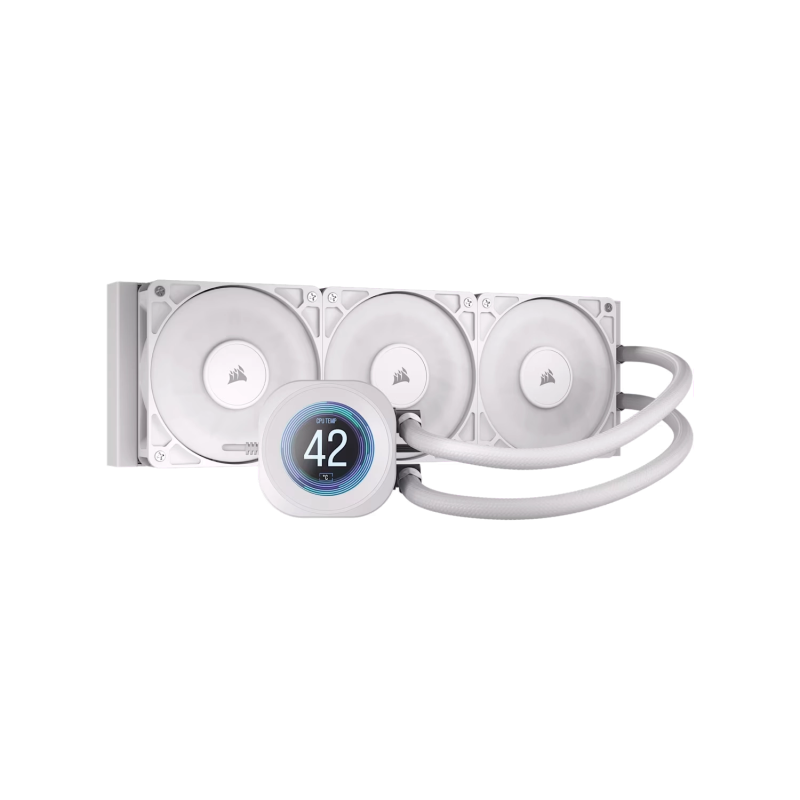Liquid cooler CORSAIR NAUTILUS 360 RS LCD Blanco