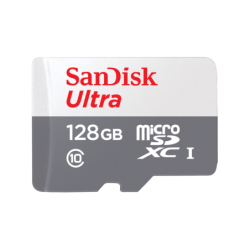 Memoria MicroSD SanDisk Ultra 128GB UHS-I U1 V10 100MB/s c/Adap