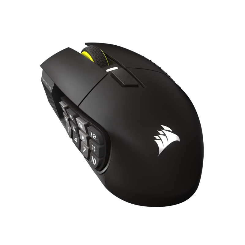 Mouse gamer CORSAIR MMO SCIMITAR ELITE Wireless SE  gris metálico