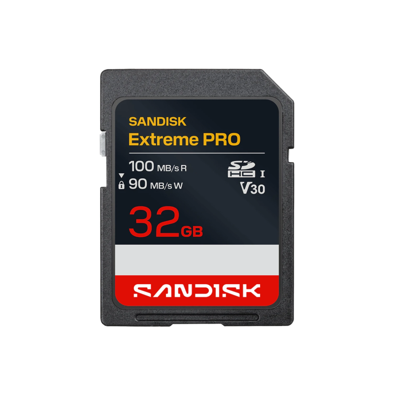 Tarjeta de Memoria SanDisk Extreme PRO SDHC 32GB UHS-I U3 V30 4K UHD 100MB/s