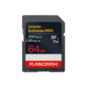 Tarjeta de Memoria SanDisk Extreme PRO SDXC 64GB UHS-I U3 V30 4K UHD 200MB/s