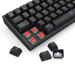 Teclado Inalámbrico Fizz Pro K616 Negro