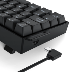 Teclado Redragon Fizz K617 Magnético Negro