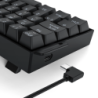 Teclado Redragon Fizz K617 Magnético Negro