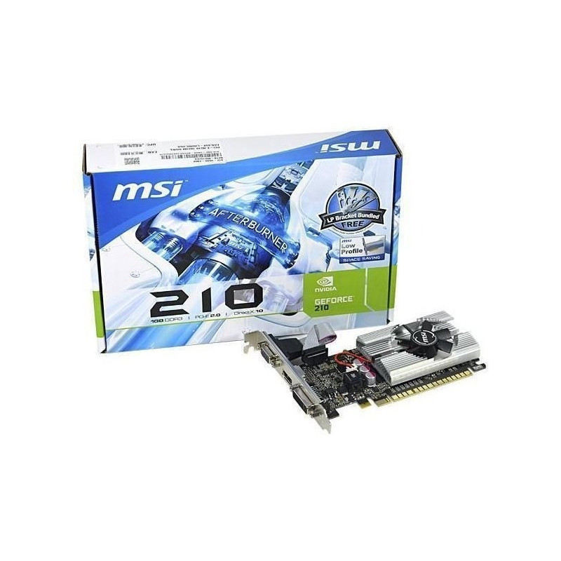 PLACA DE VIDEO 1GB G210 MSI DDR3 LP SINGLE SLOT