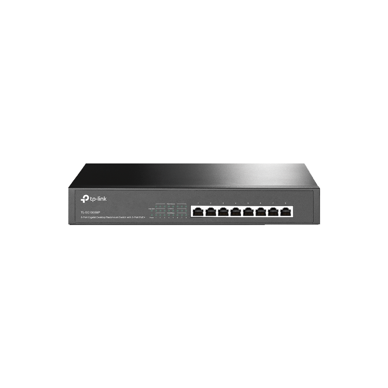 SWITCH TL-SG1008MP TP LINK 8 PUERTOS GIGABIT POE