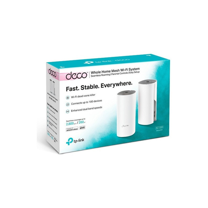Deco E4 Pack de 2Mesh TP Link AC1200 Wifi 5