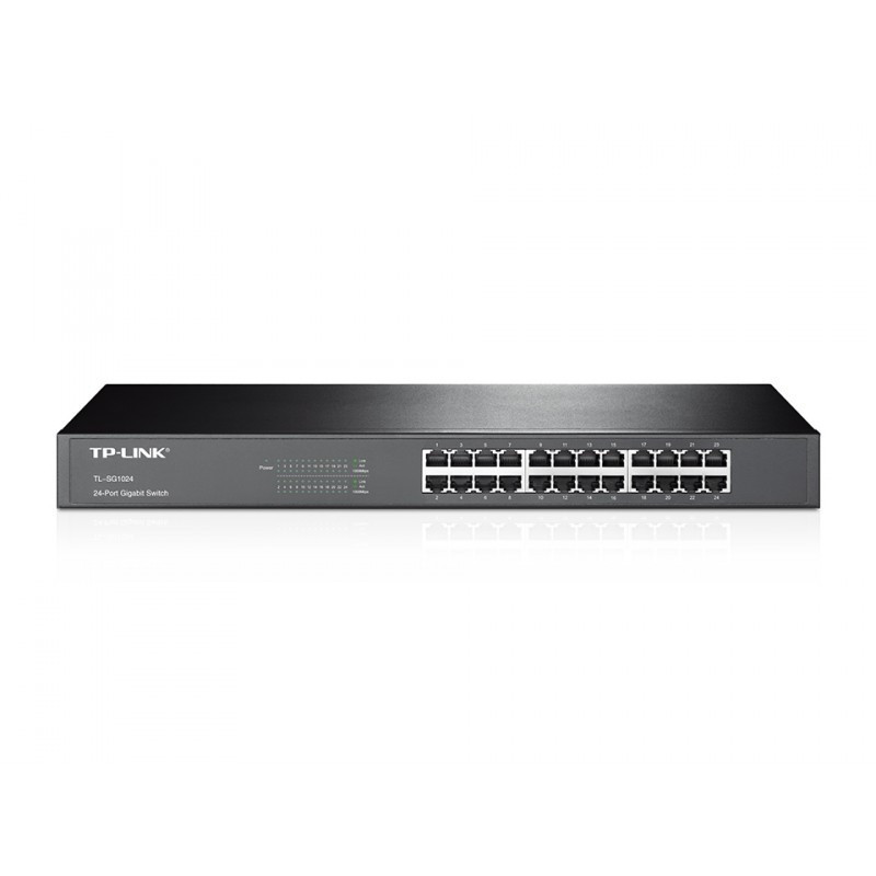 SWITCH 24 PORT TP-LINK SG1024 GIGABIT GREEN 1U 19 RACK